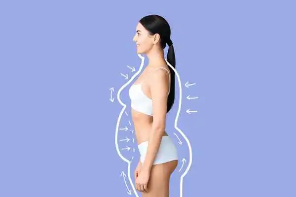 image of woman experiencing fat reduction treatment Earl's Court