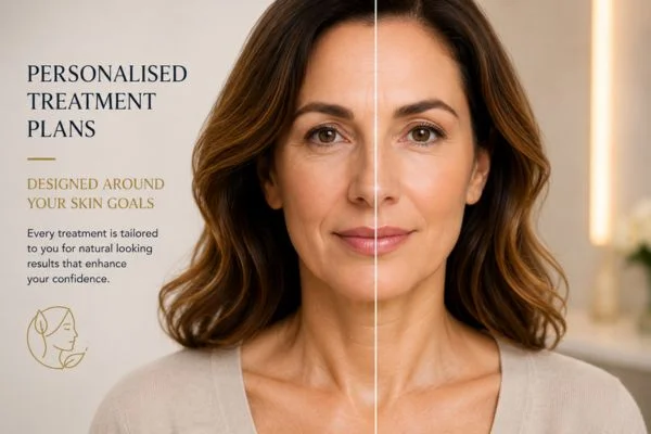 Before and after results of Collagen Lift Therapy Earl's Court